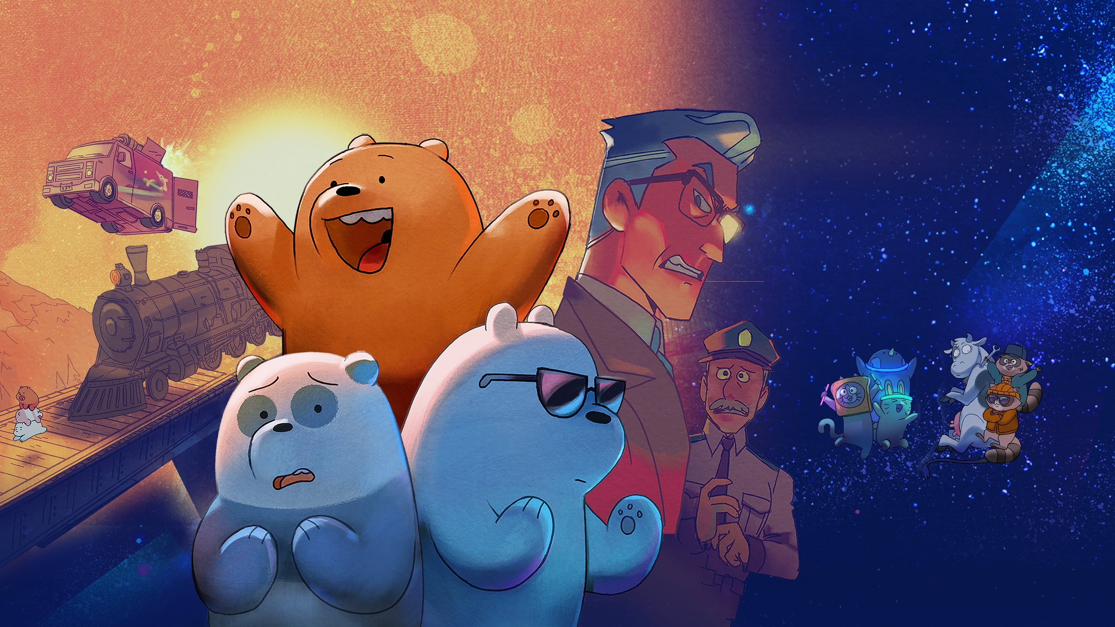4K We Bare Bears: The Movie Wallpaper and Background Image