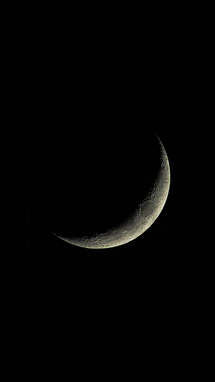 iPhone X wallpaper. moon night dark sky nature