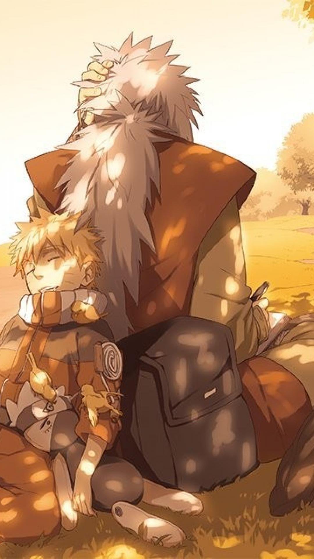 Sepia naruto and jiraiya Wallpaper Download