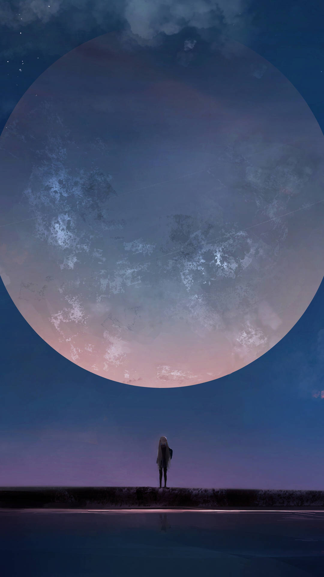 Download Enticing Big Moon 4k iPhone 11 Wallpaper