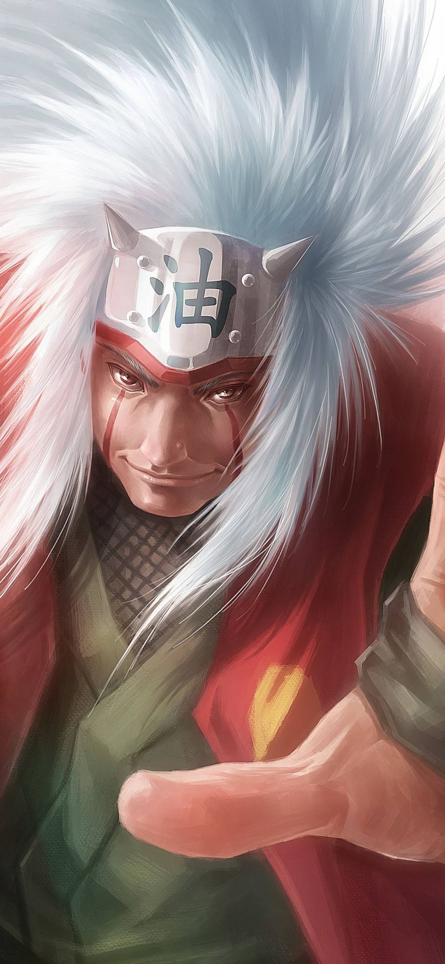 Download Jiraiya Aesthetic Painted Art Wallpaper