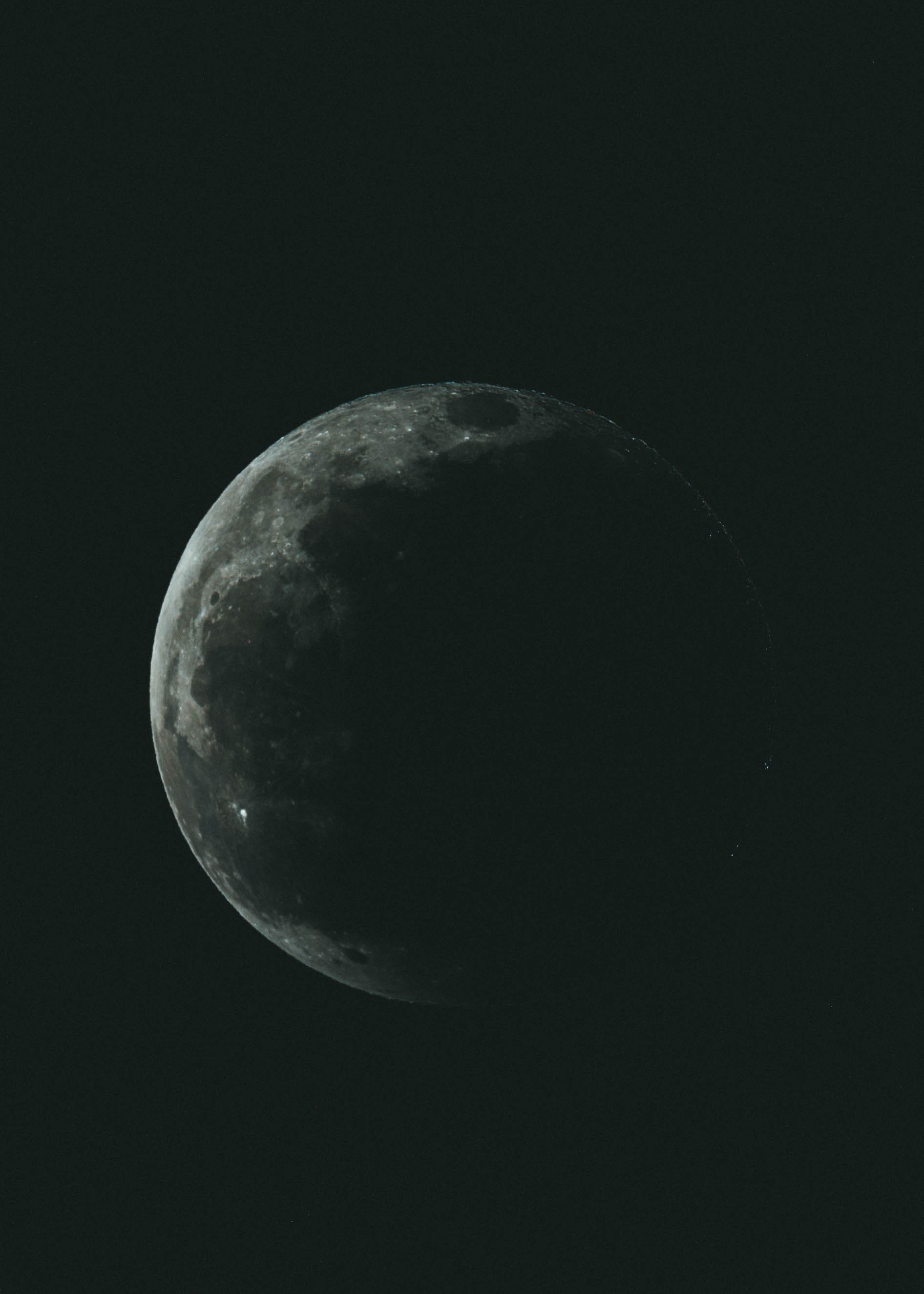 Close Up Shot Of A Moon In The Sky · Free