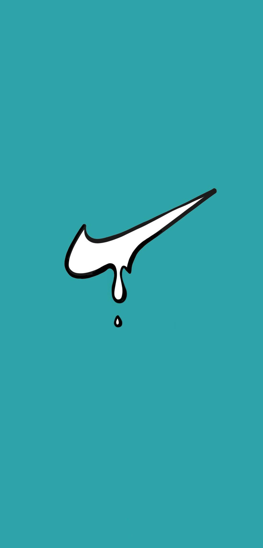 Download Nike Drip Logo Mobile Wallpaper