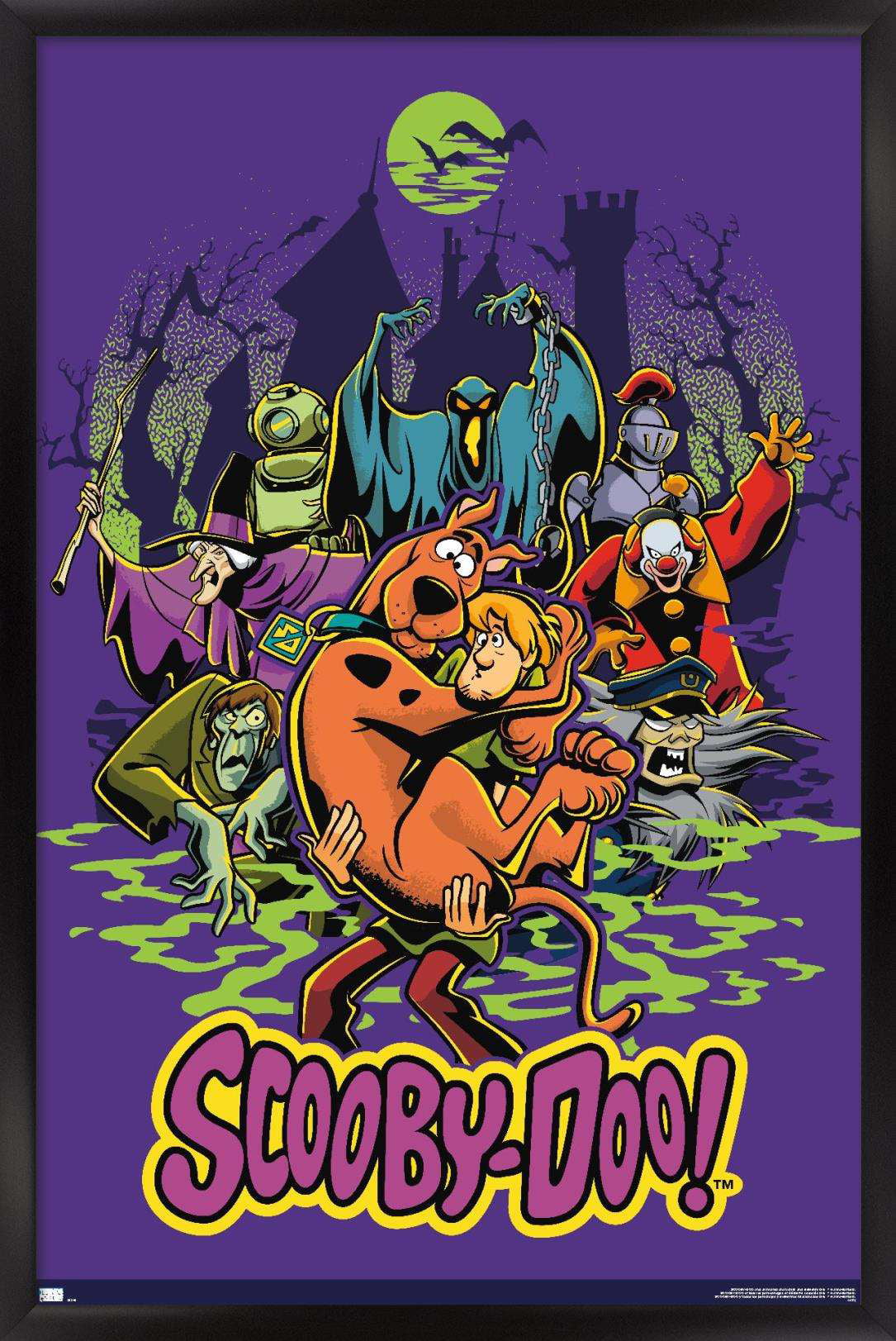 Scooby Doo Group Wall Poster, 22.375 X 34, Framed