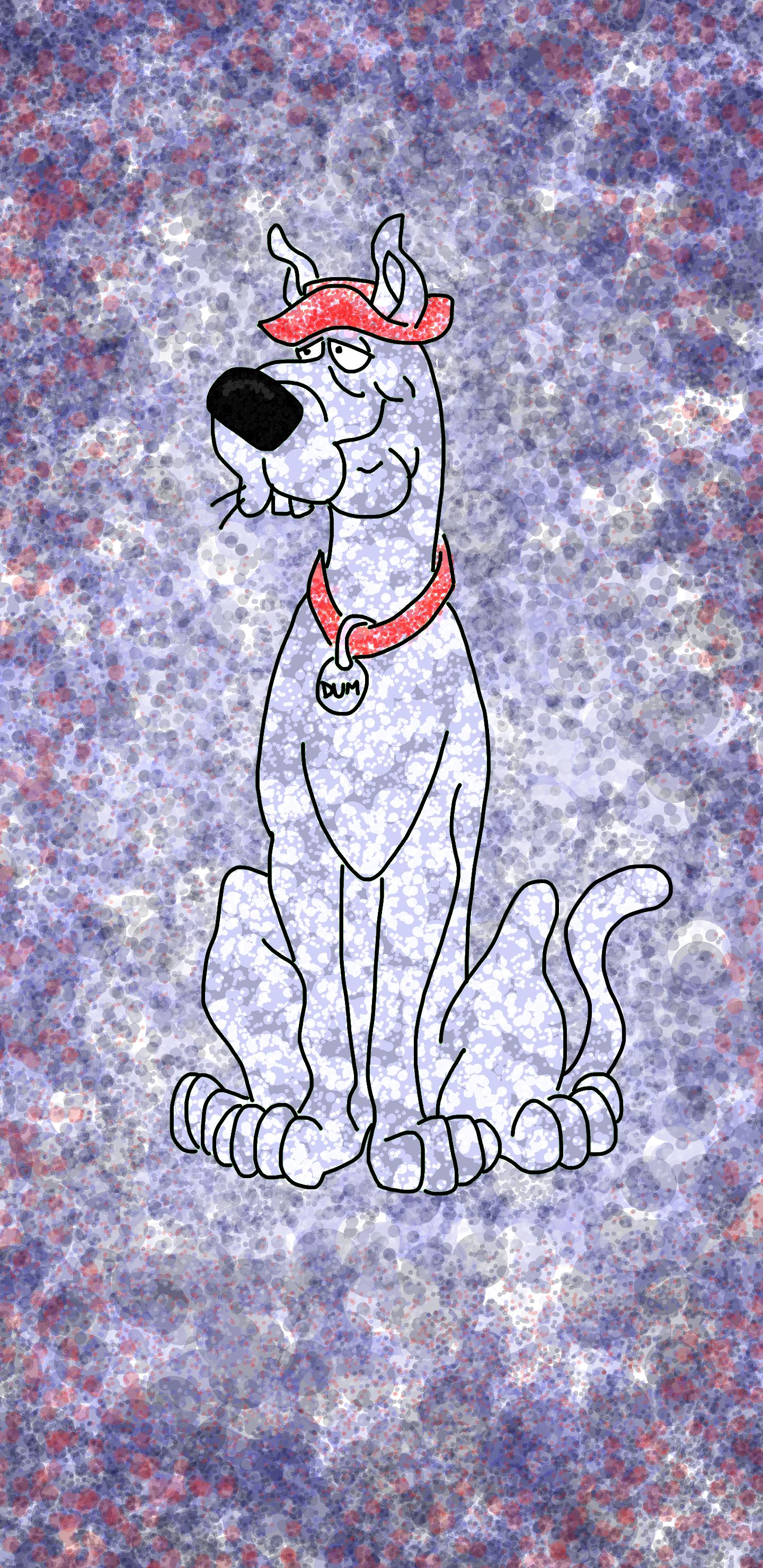 I Made A Phone Wallpaper Of Scooby Dum! Please Save It If You Want It. :)