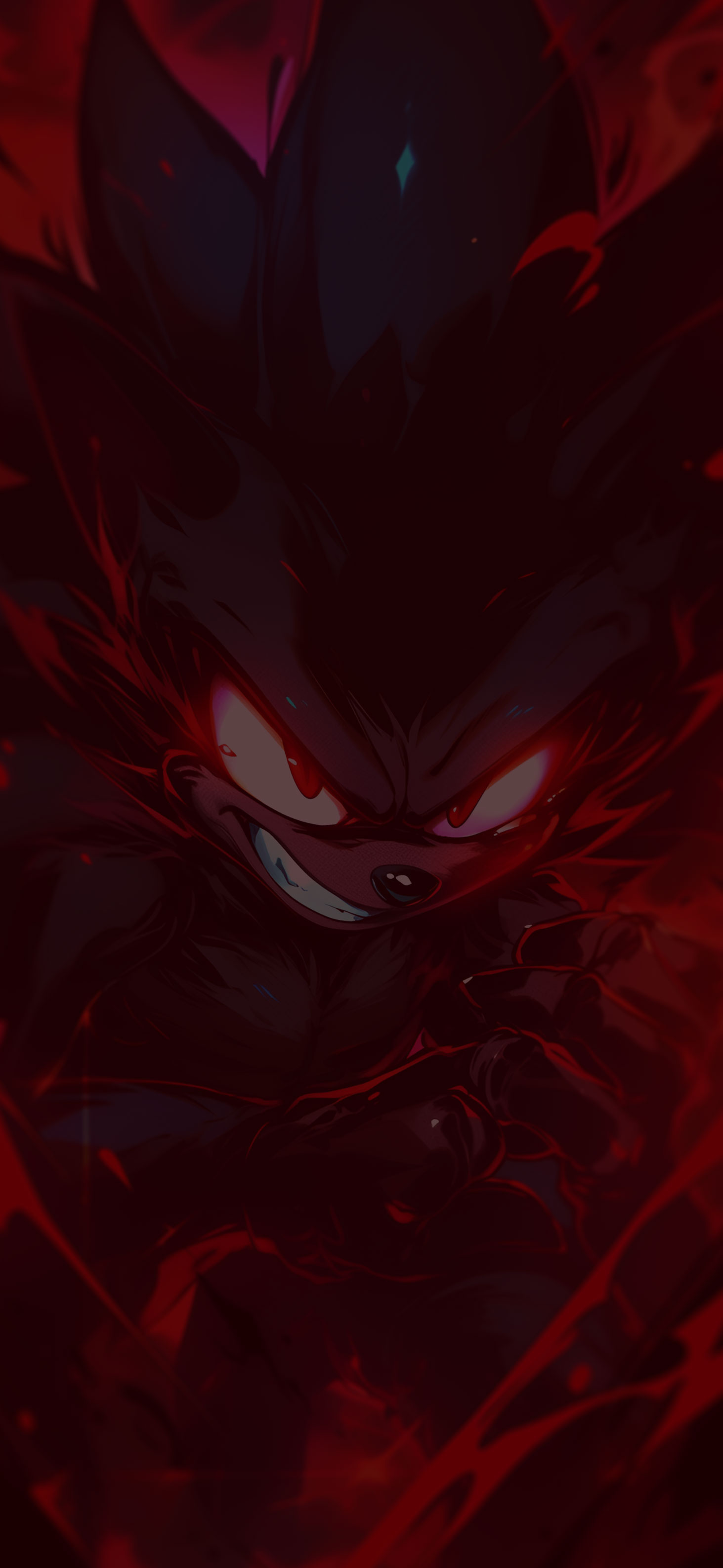 Shadow the Hedgehog Black & Red Wallpaper iPhone & Android