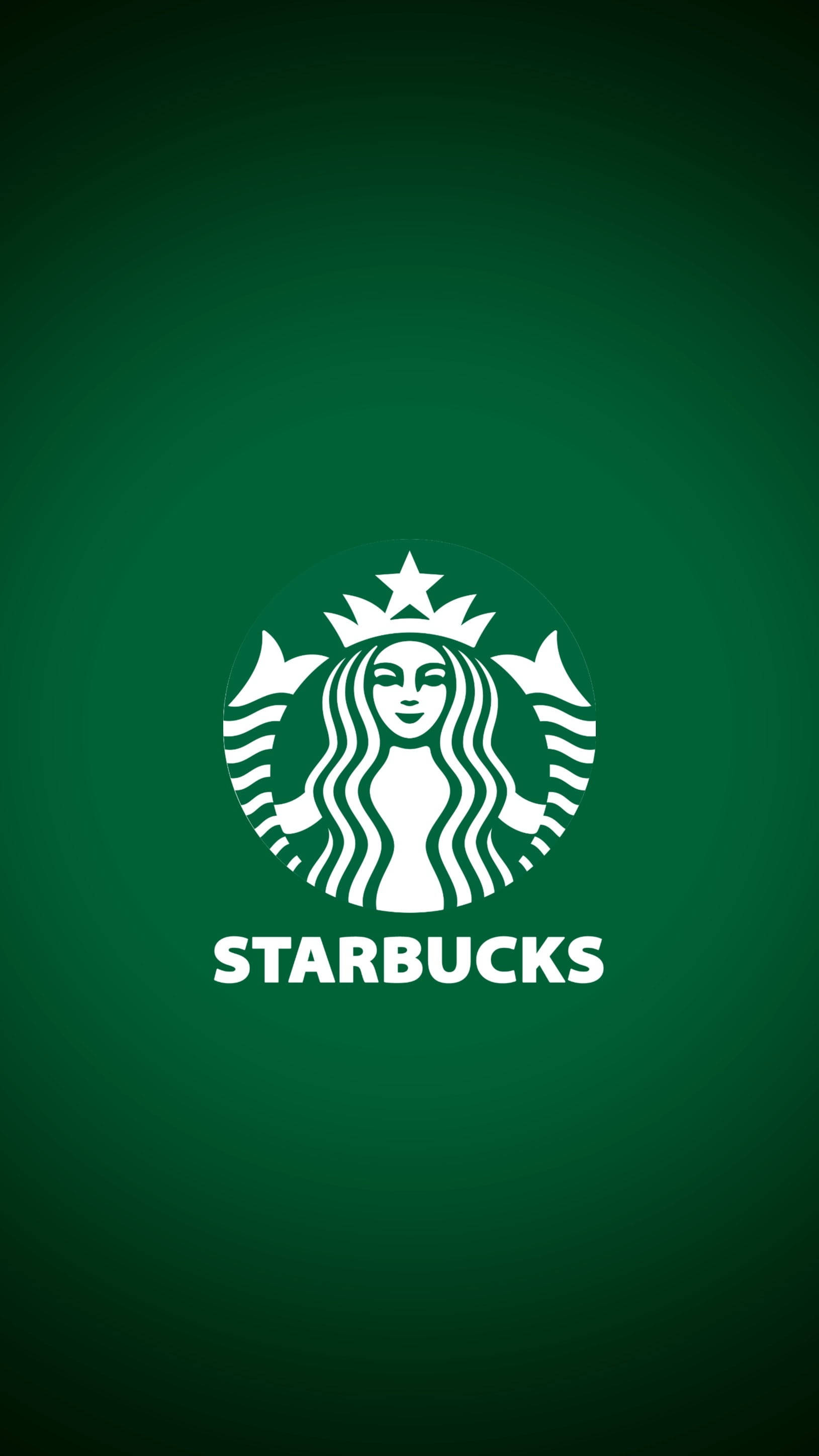 Download Dark Green Starbucks iPhone Wallpaper