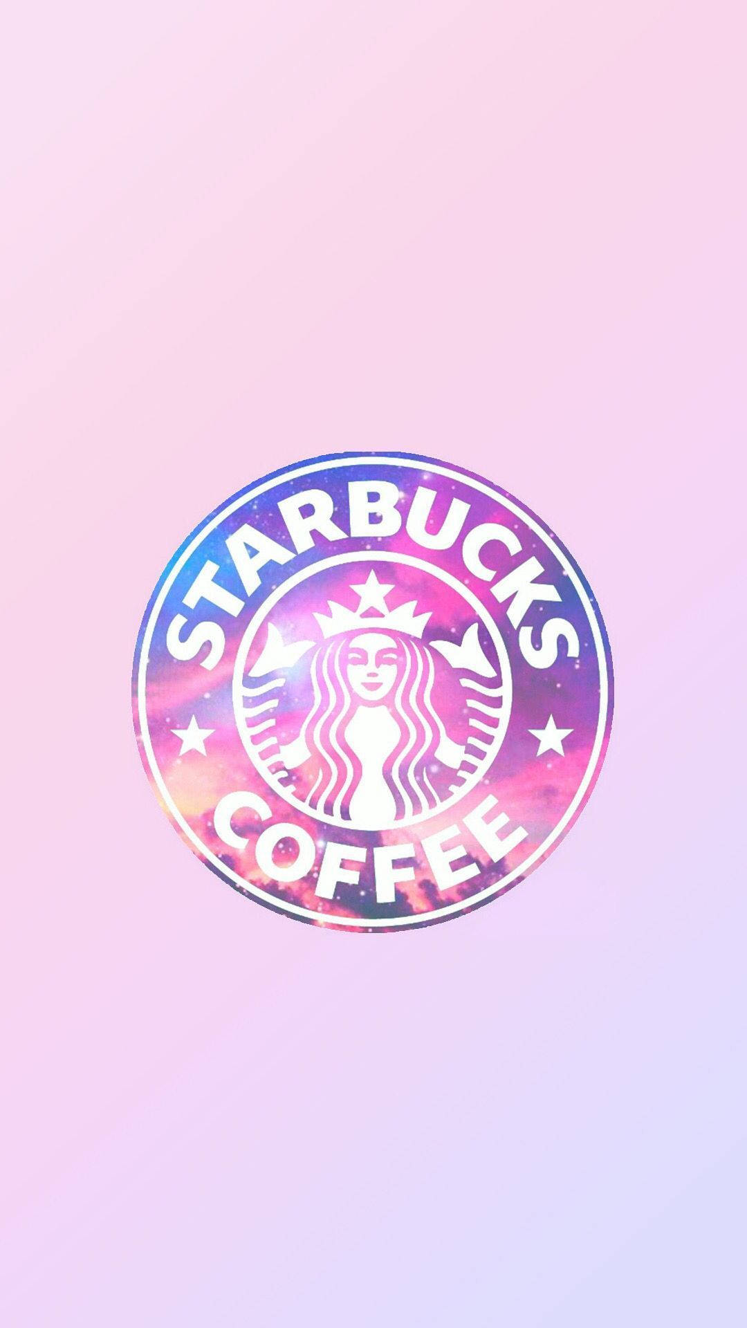 Download Simple Pink Starbucks iPhone Wallpaper
