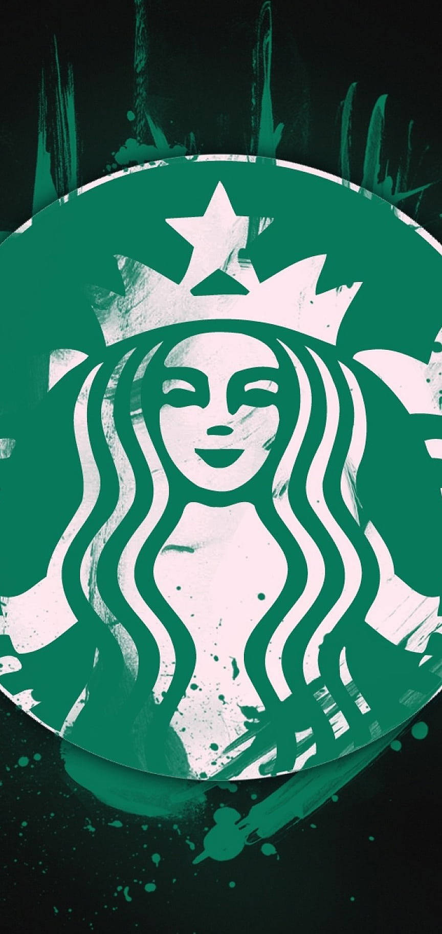 Download Graffiti Starbucks iPhone Wallpaper