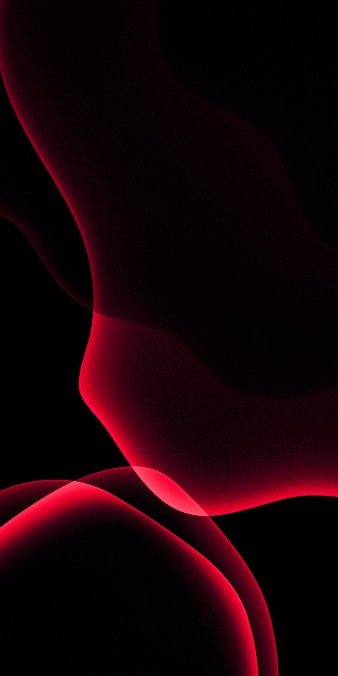 iOS 13 Wallpaper 4K, Red, Stock, iPadOS