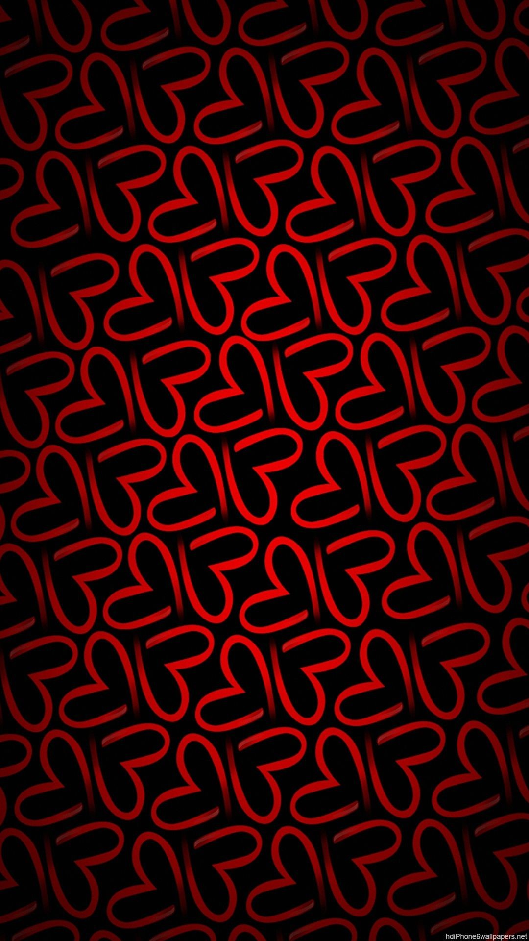 Black and Red iPhone Wallpaper