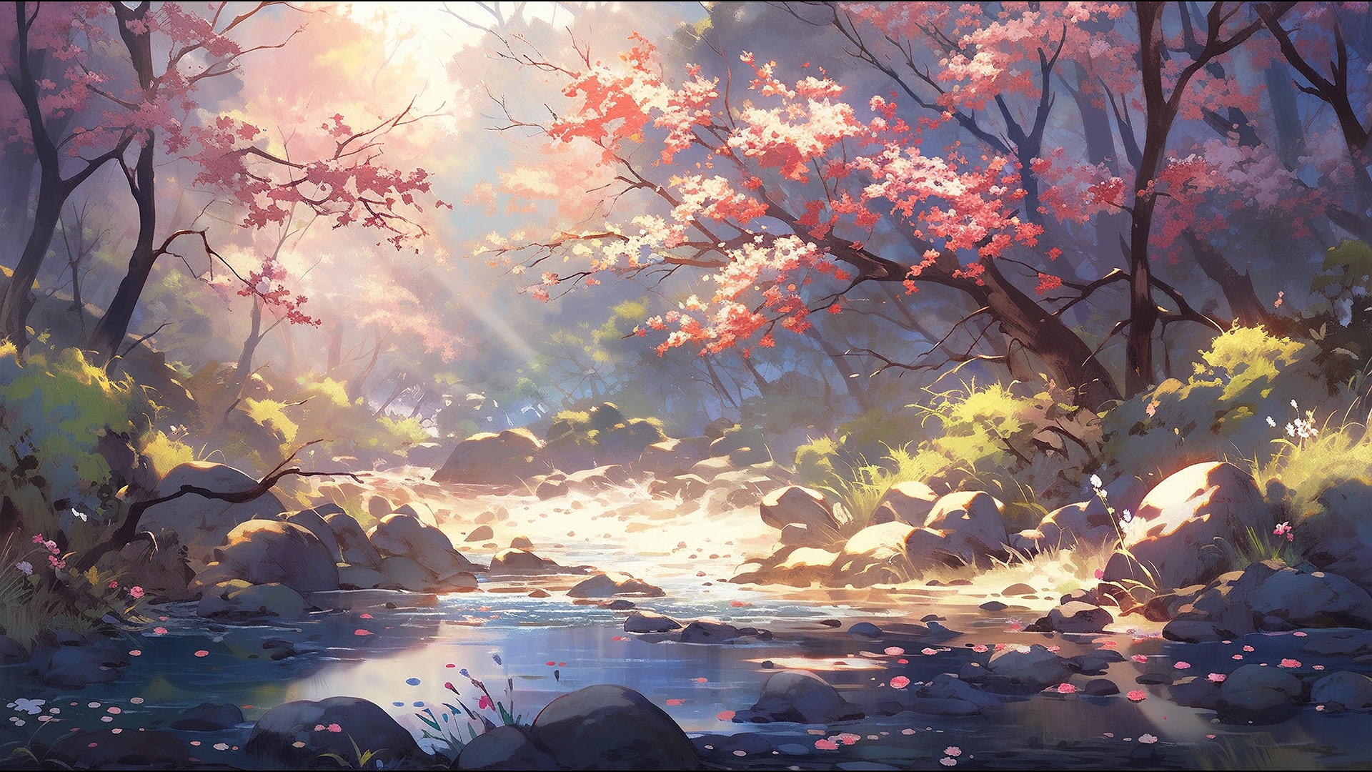 4K Japan Anime Fantasy Background Set