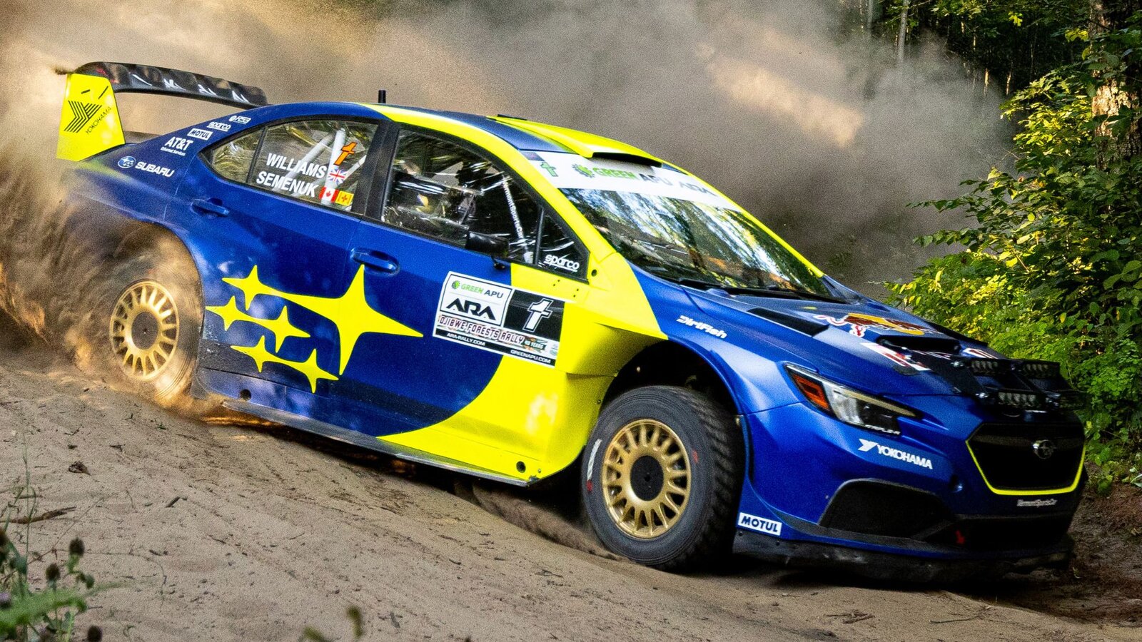 Subaru WRX rally car wins its competition debut