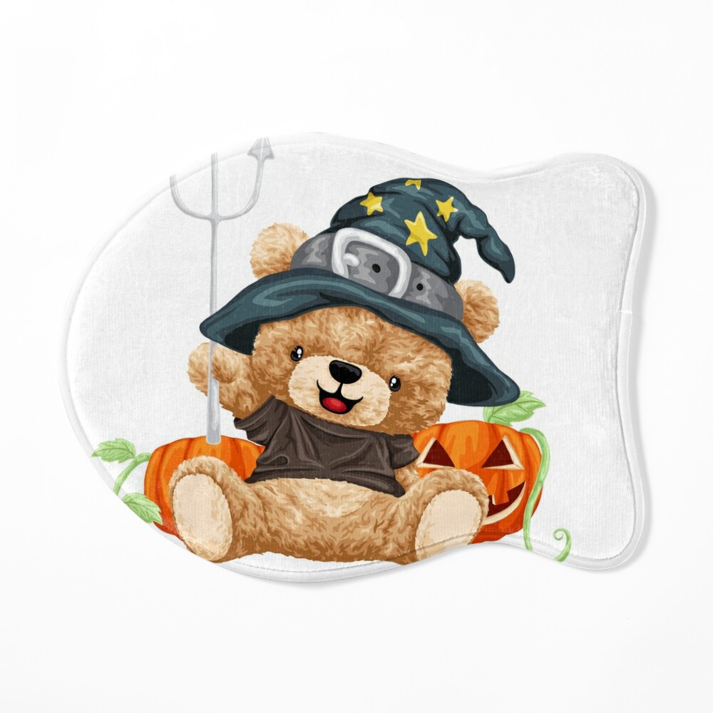 Cute Halloween Teddy Bear Sticker