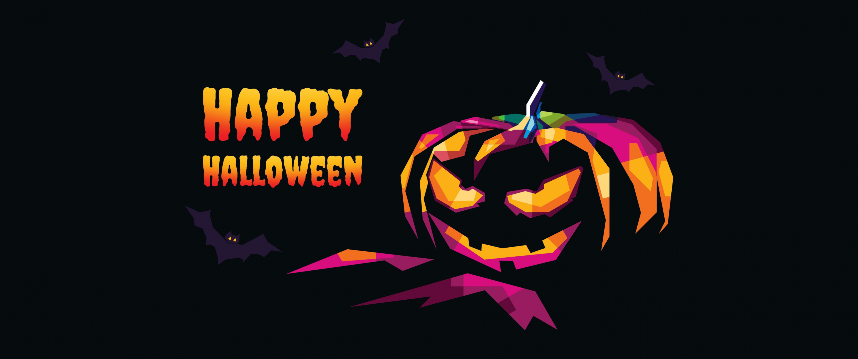Happy Halloween Wallpaper 4K, Halloween Pumpkin