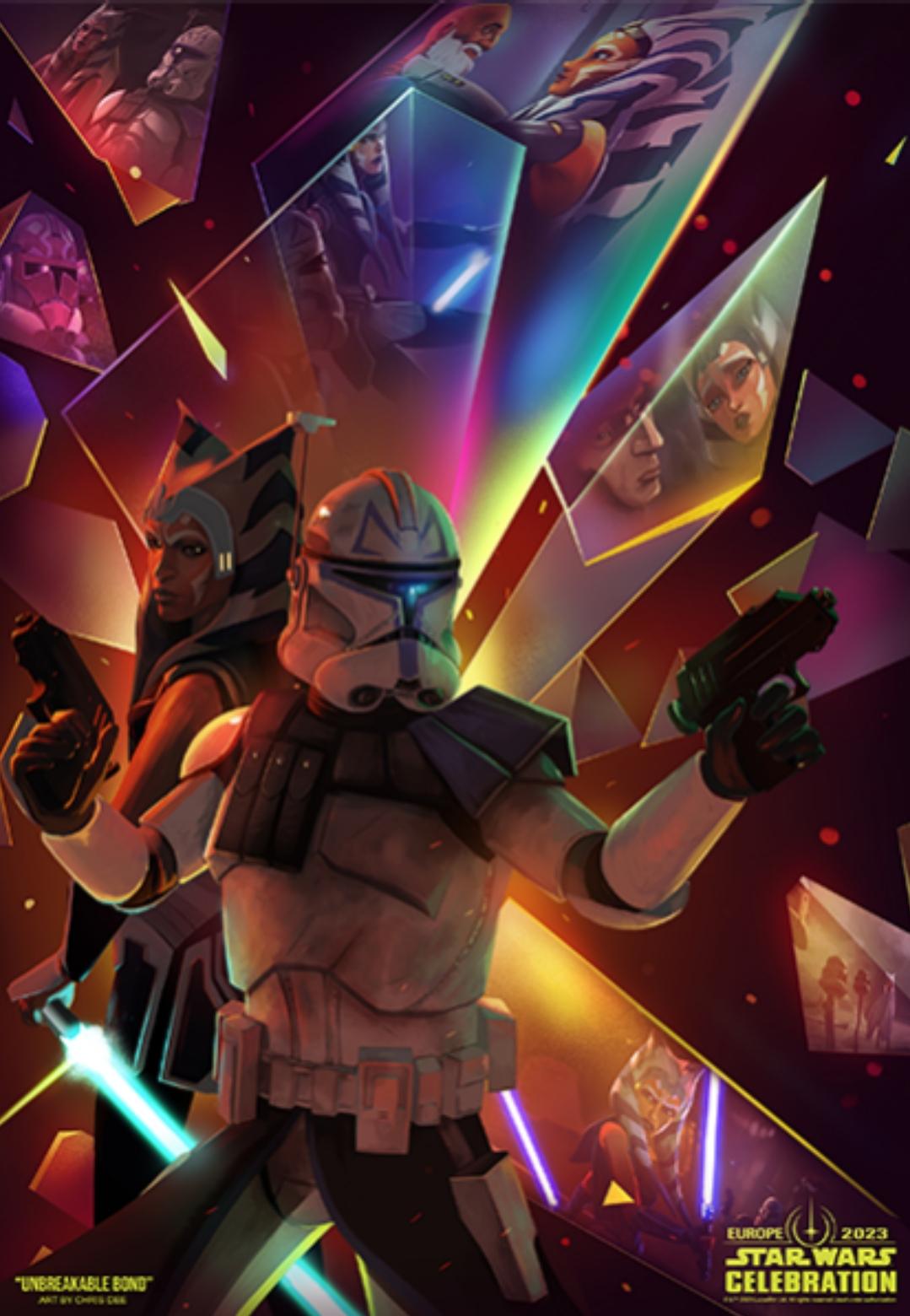 Unbreakable Bonds Star Wars Celebration Europe 2023 official art piece