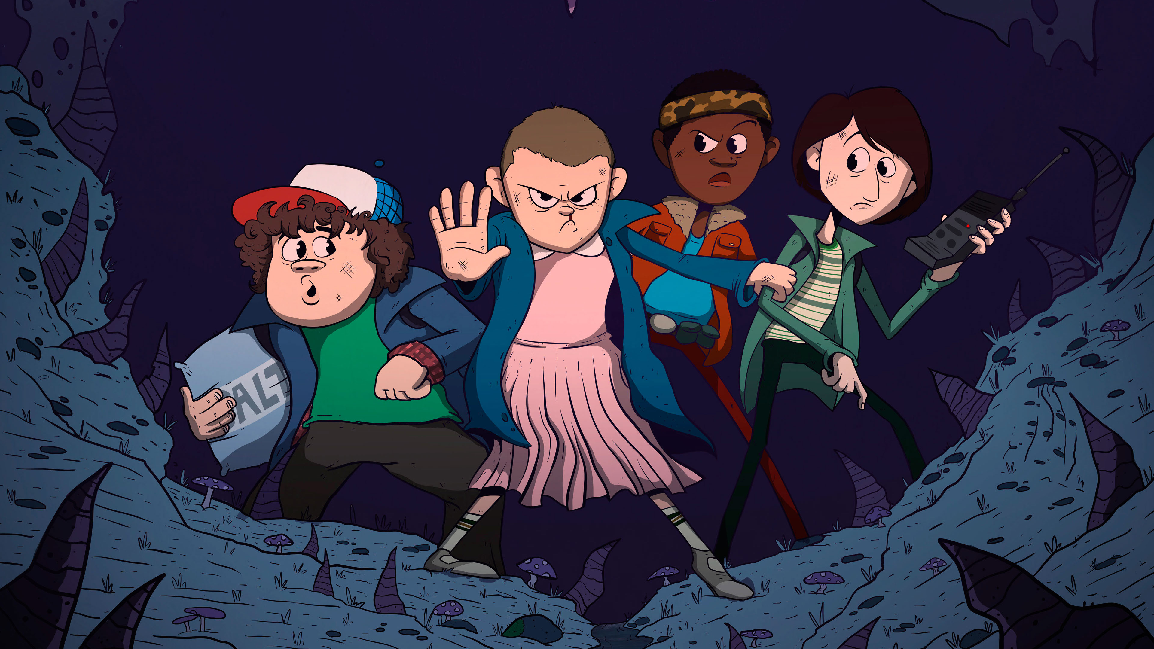 Stranger Things Illustration, HD Tv Shows, 4k Wallpaper, Image, Background, Photo and Picture
