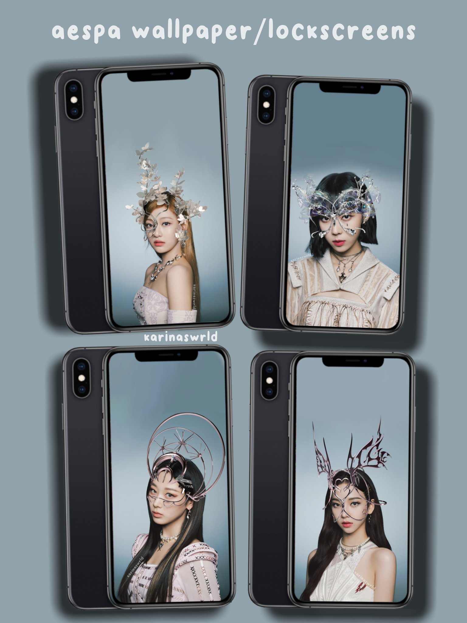 ً ›‹ Savage ; SYNK DIVE [extended lockscreen & wallpaper] # aespa #æspa #에스파