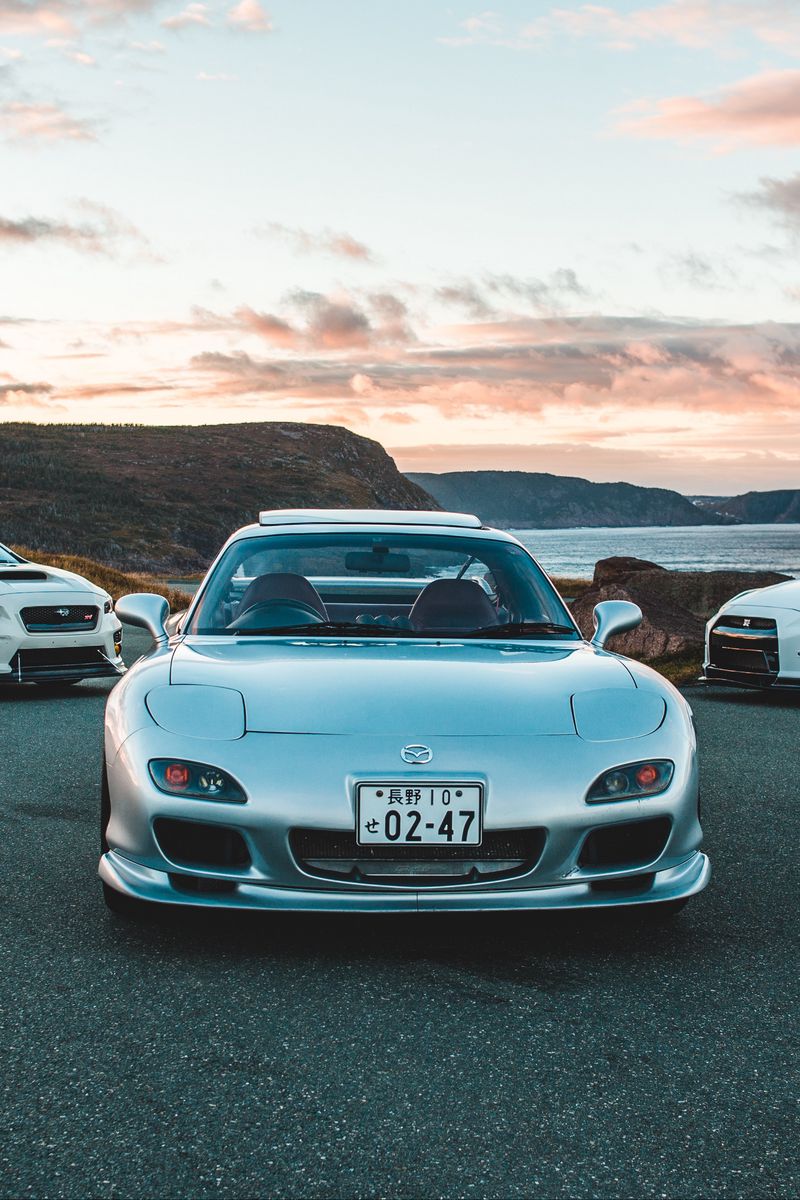 Download Wallpaper 800x1200 Mazda Rx 7, Mazda, Cars, Front View Iphone 4s 4 For Parallax HD Background