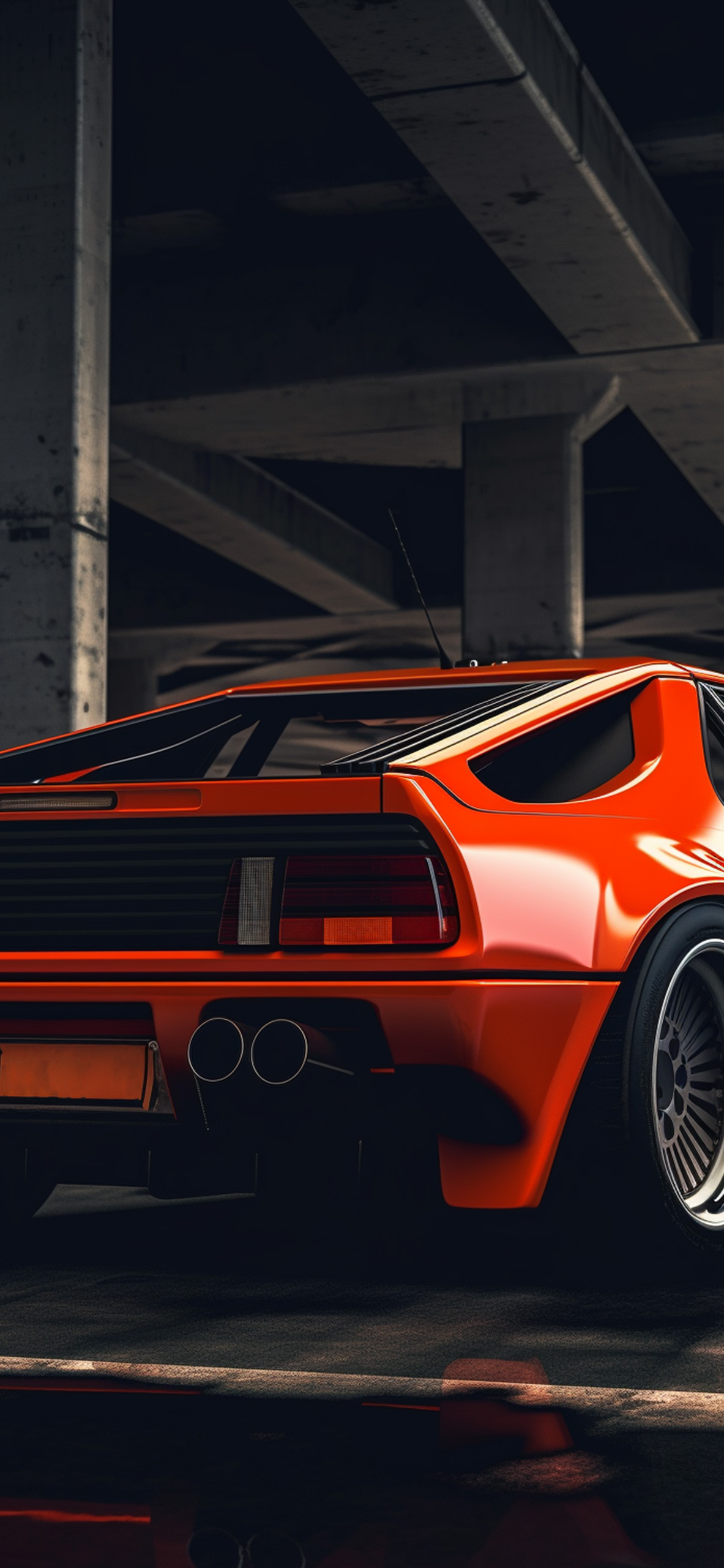 Red BMW M1 Wallpaper Cars