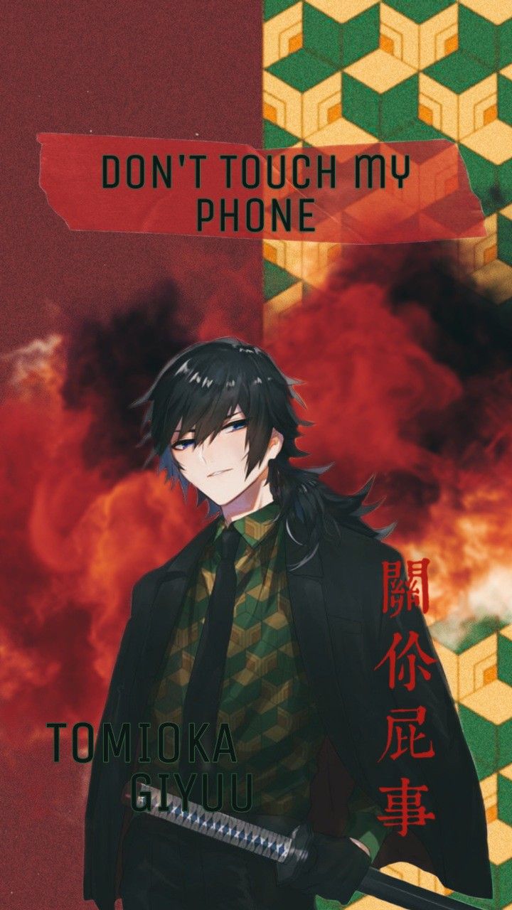 Don't touch my phone wallpaper (Giyuu). Dont touch my phone anime, Dont touch my phone wallpaper, Don't touch my phone wallpaper anime