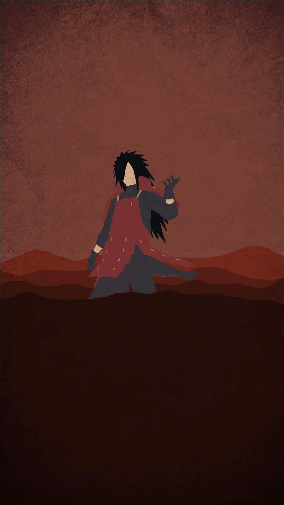 iPhone 11 Red Anime Wallpaper