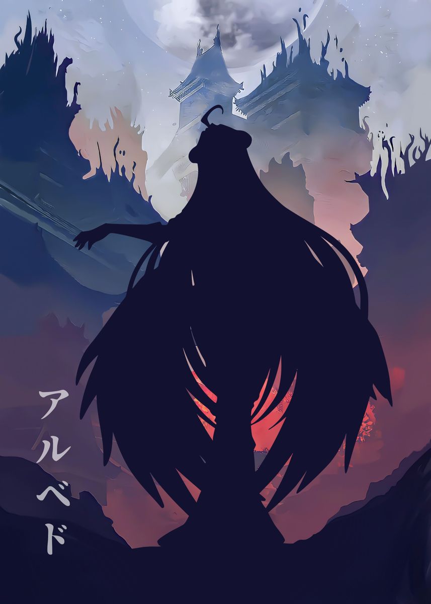 Albedo Overlord Anime' Poster