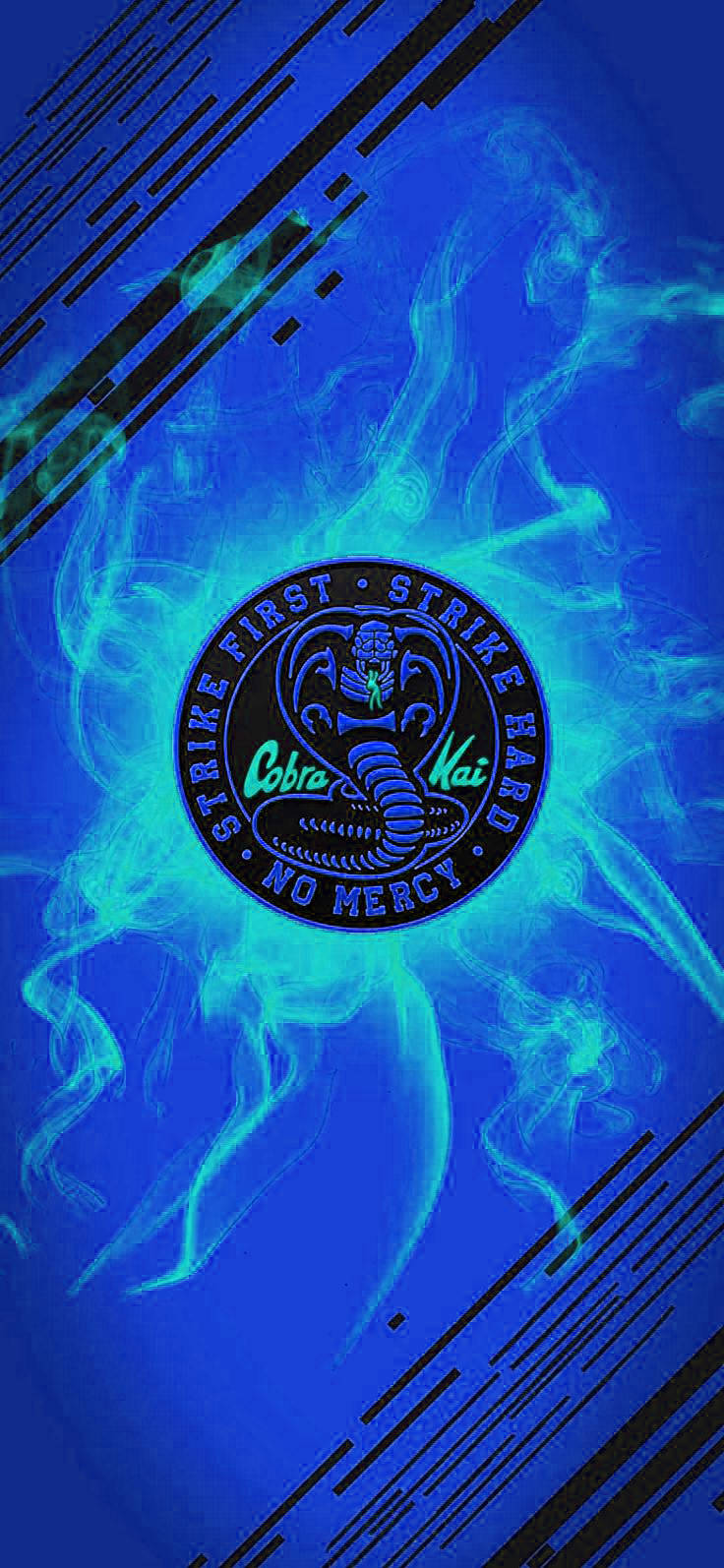 Download Cobra Kai Motto On Your Phone Screen Wallpaper
