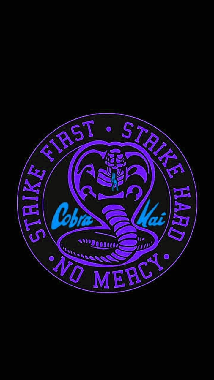 Download Purple Cobra Kai Phone Wallpaper