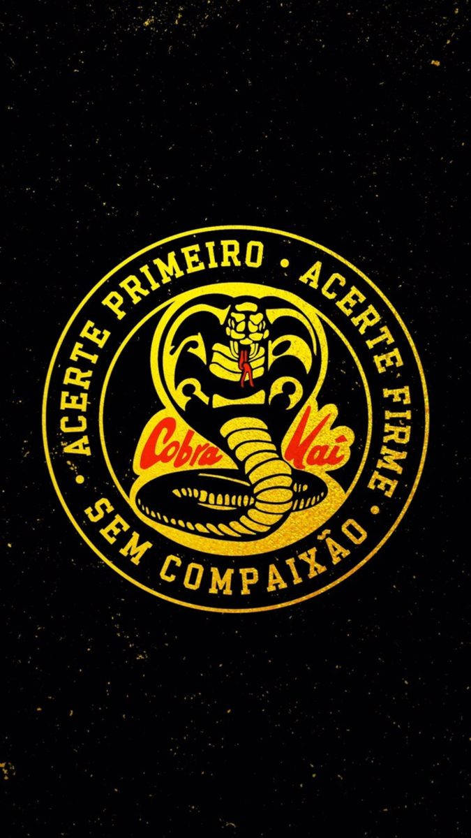 Download Snake Logo Of Cobra Kai Phone Wallpaper
