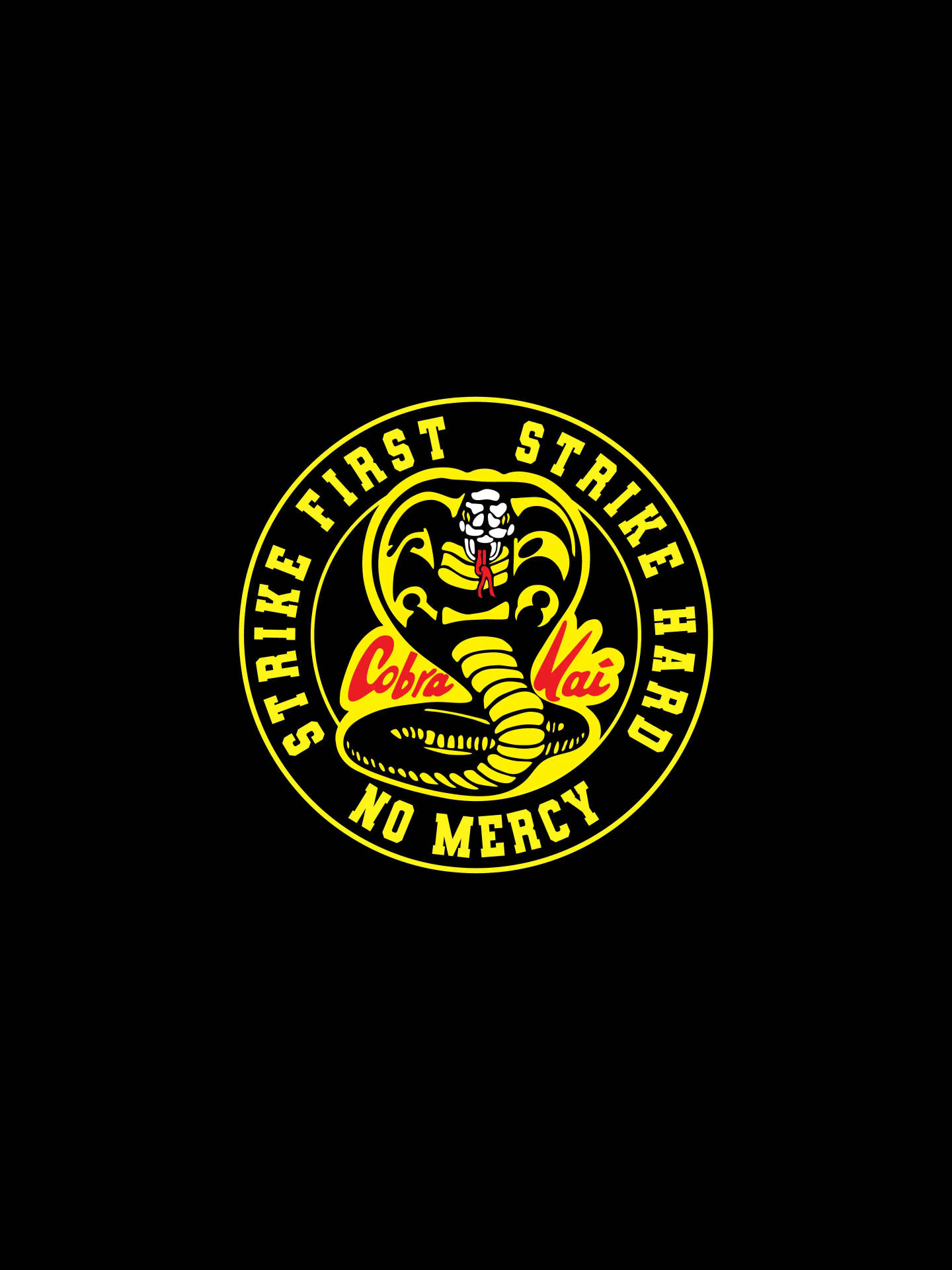 Download Cobra Kai Phone Ready for the Dojo Wallpaper
