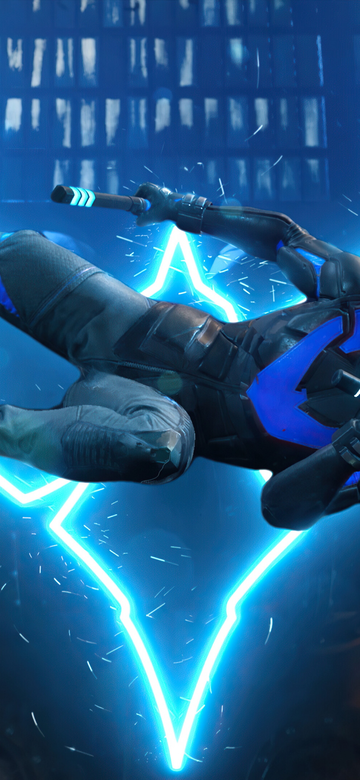 Nightwing Wallpaper 4K, Gotham Knights, PlayStation 5