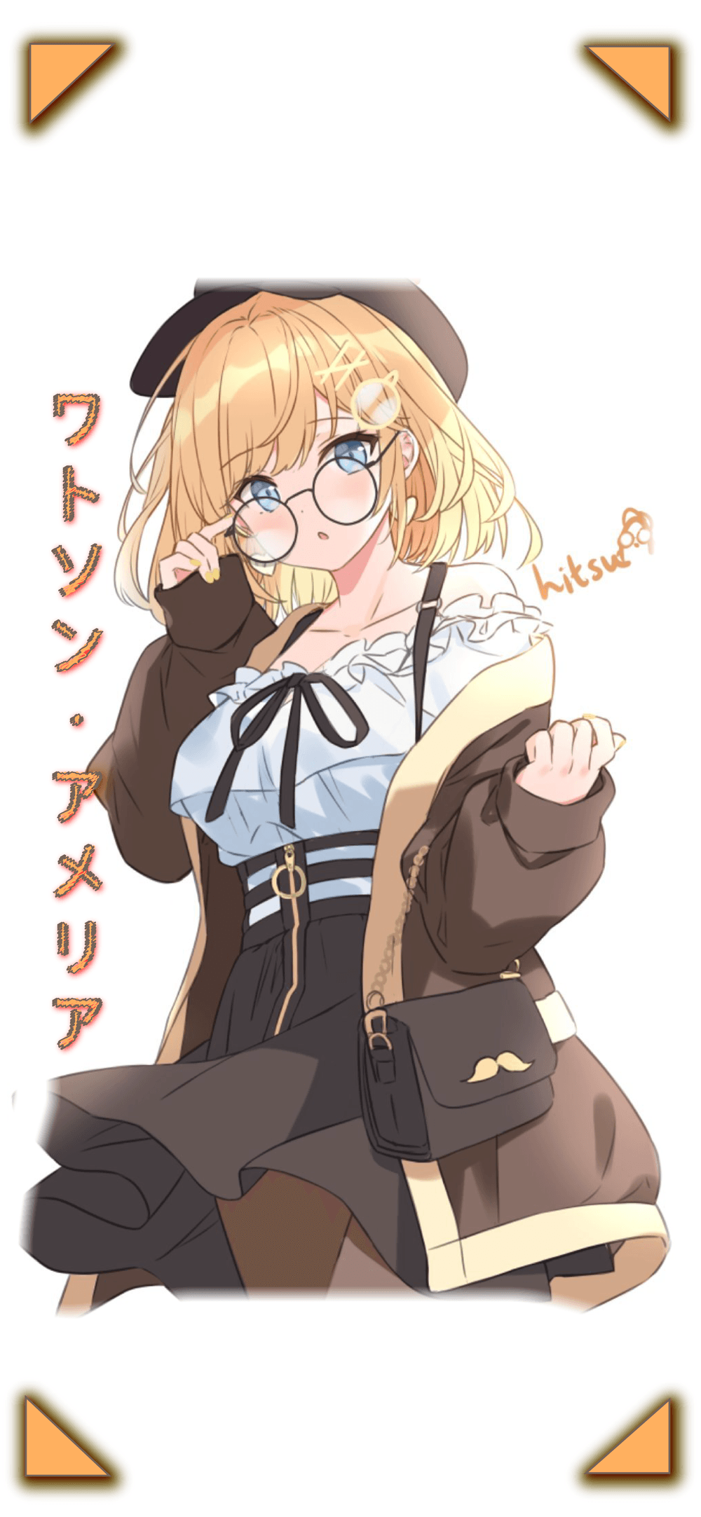 Watson Amelia - ワトソンアメリア Phone Wallpaper