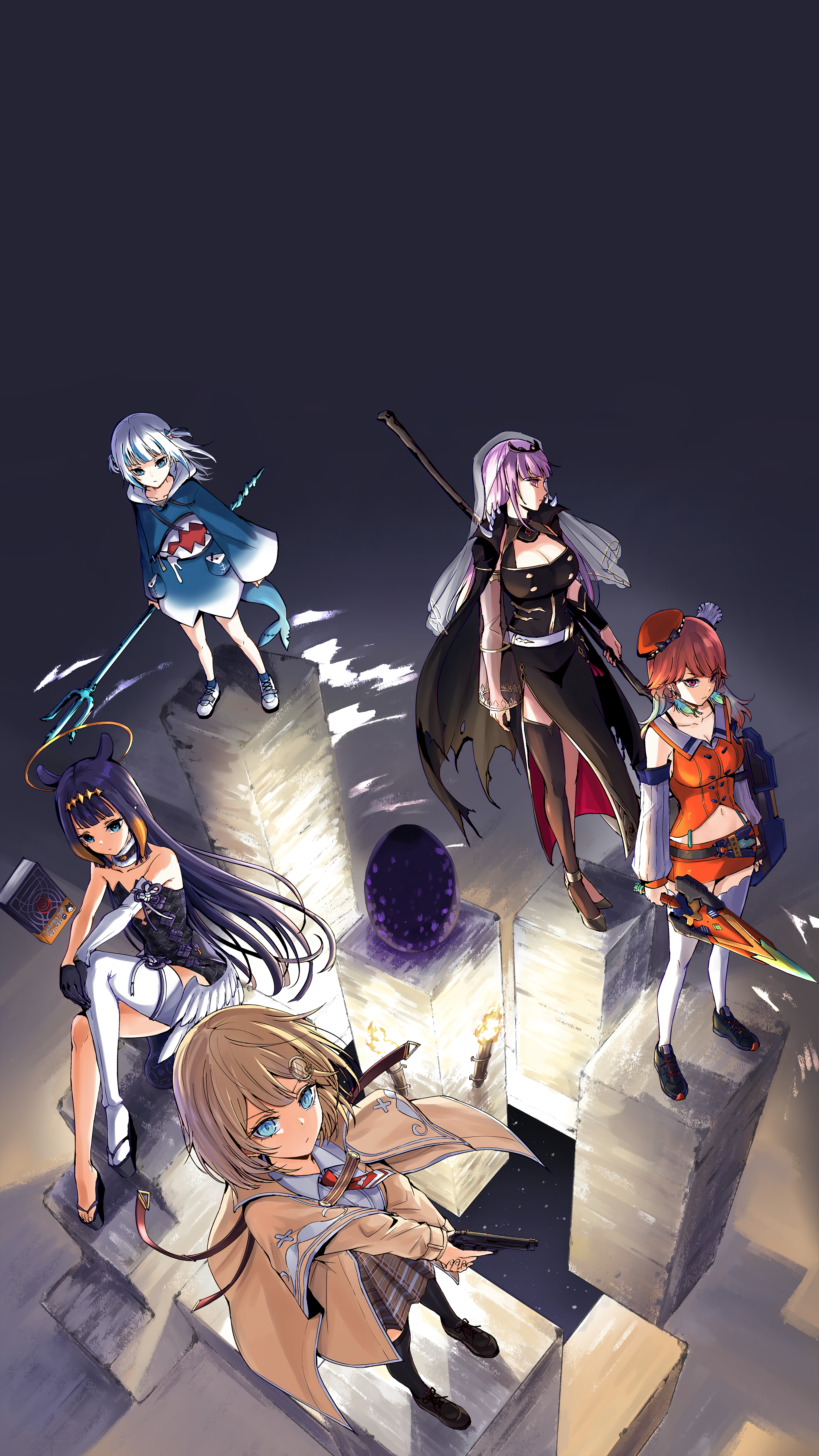 Dragonslayers HoloMyth [Virtual YouTubers / Hololive EN] (2880x5120)+