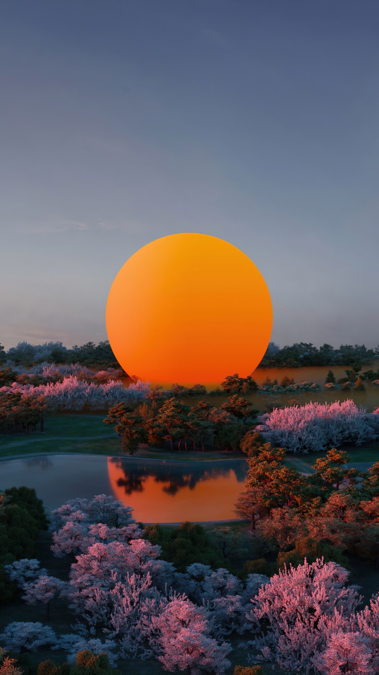 Windows 365 Surreal Landscape 4K Wallpaper