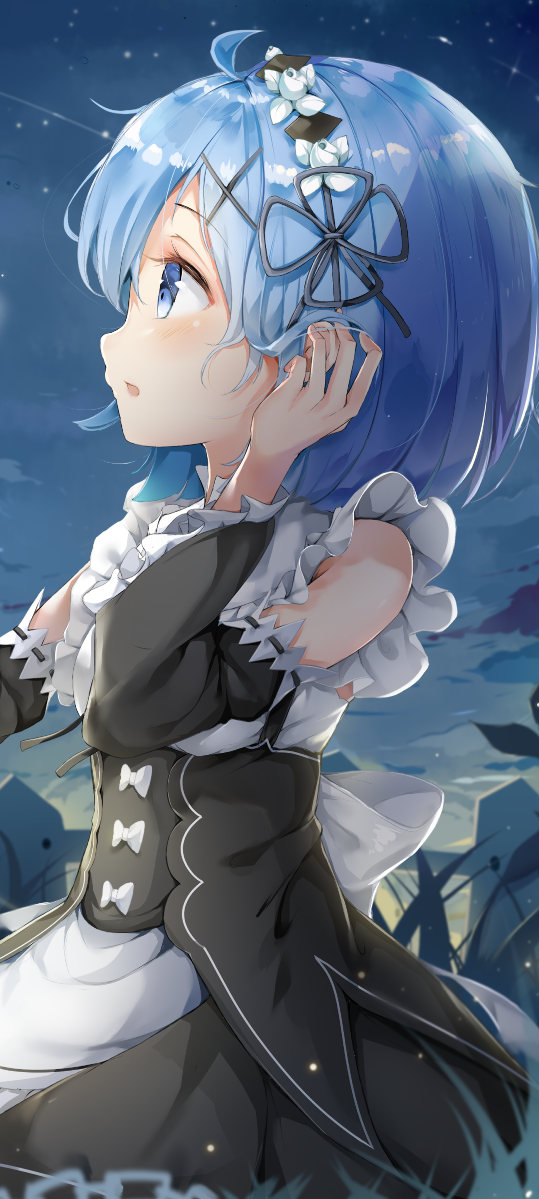 Wallpaper / Anime Re:ZERO -Starting Life in Another World-, Rem ( Re:ZERO), 1080x2400 Phone Wallpaper