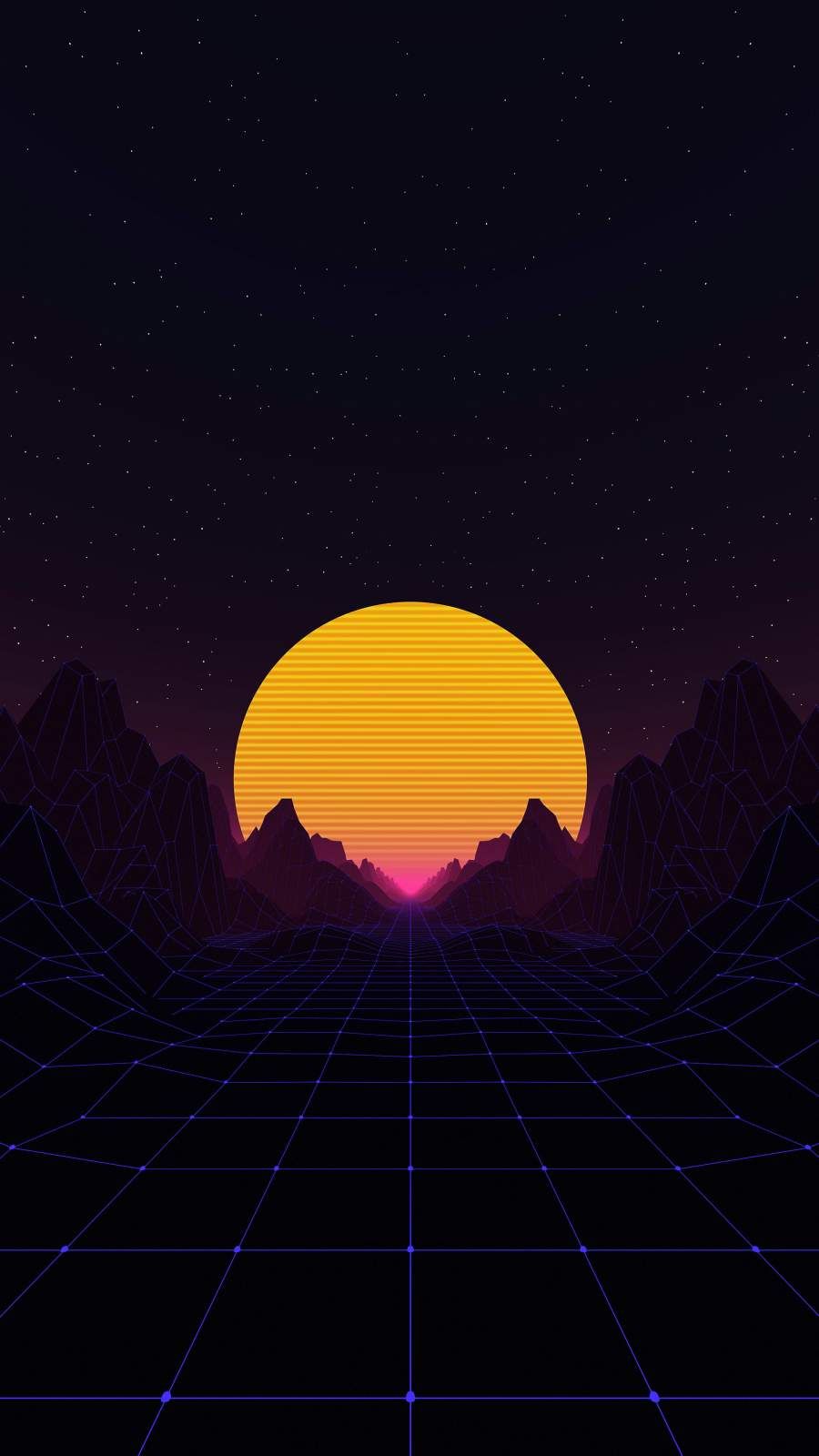 Neon Sun iPhone Wallpaper. Vaporwave wallpaper, Trippy wallpaper, View wallpaper