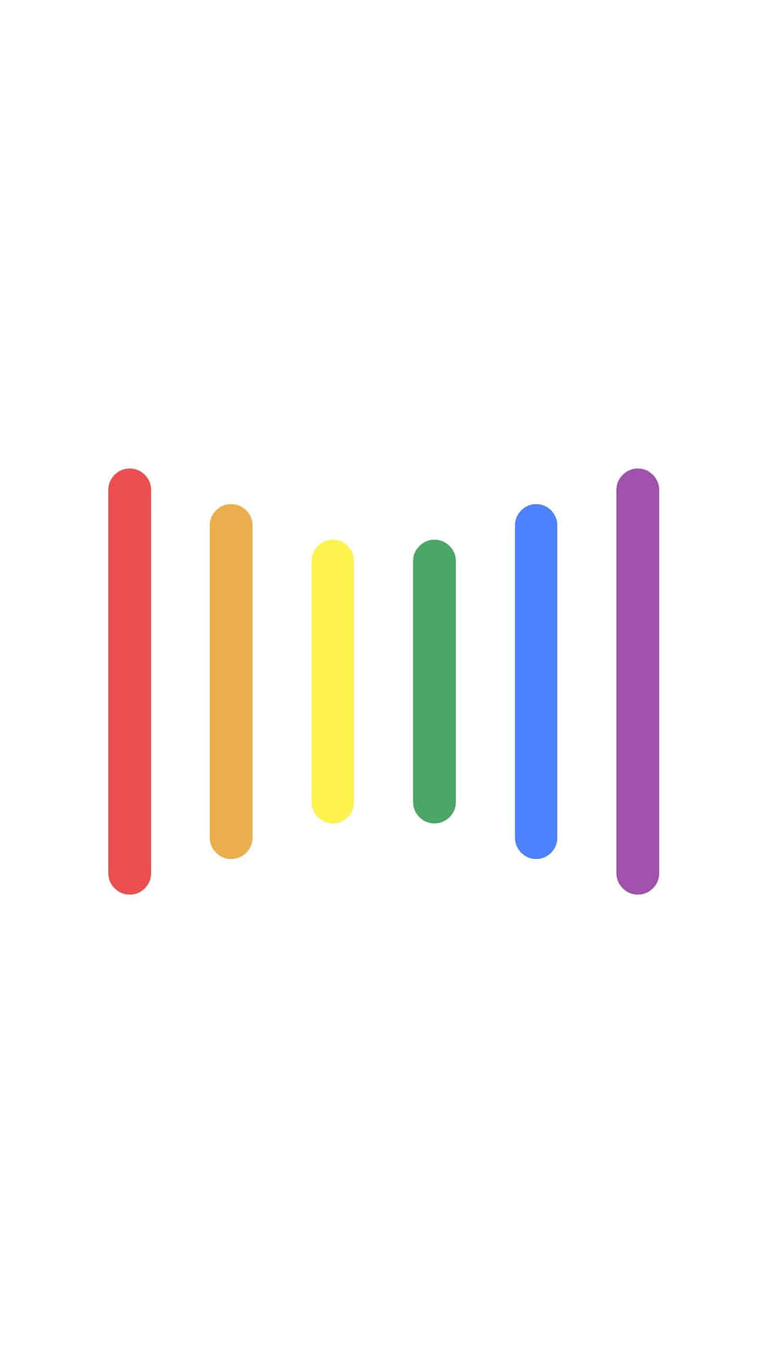 Download Minimalist Rainbow Lines LGBT iPhone Wallpaper