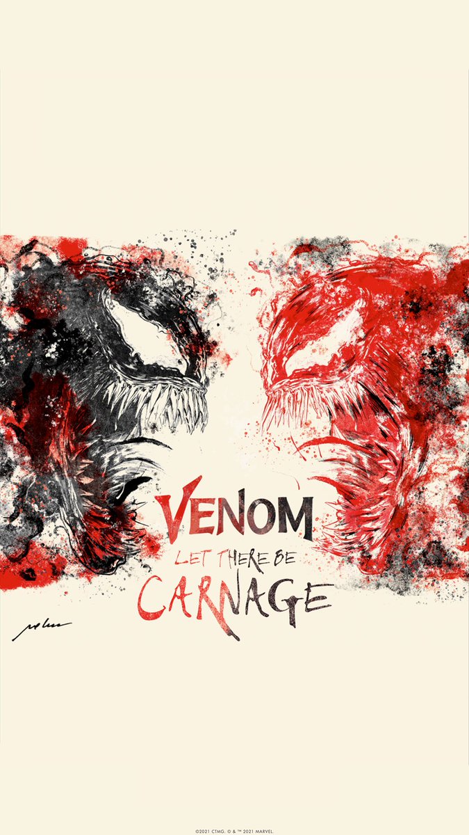 Venom: Let There Be Carnage your lock screen on #Venom Day with these mobile wallpaper from our #Venom: Let There Be #Carnage fan art winners