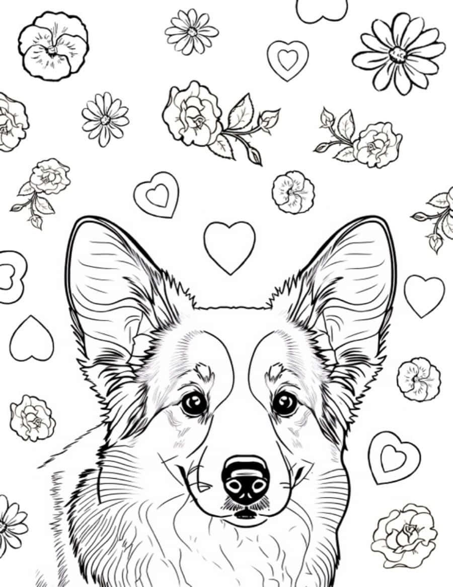 Dog Coloring Picture