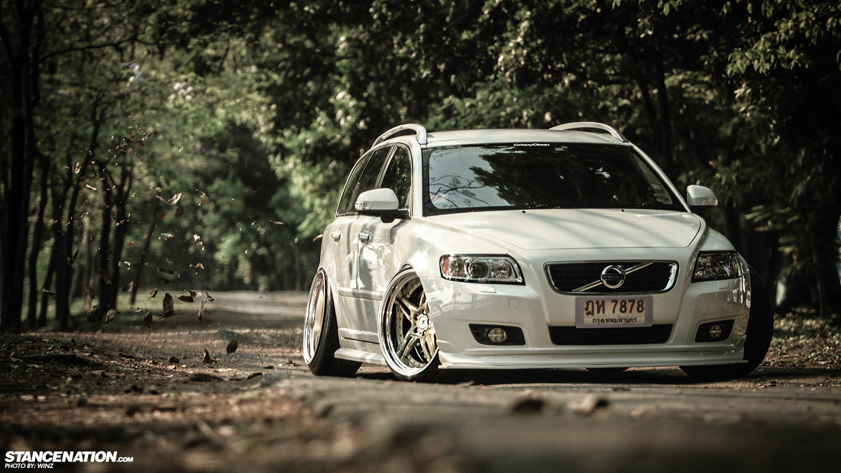 Thai Style // Momm's Slammed Volvo V50. StanceNation™ // Form > Function