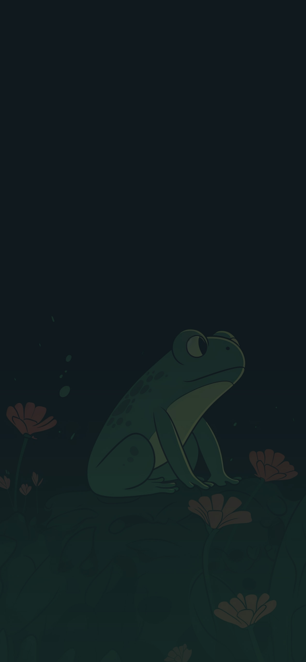 Cute Frog Dark Green Wallpaper Frog Wallpaper iPhone