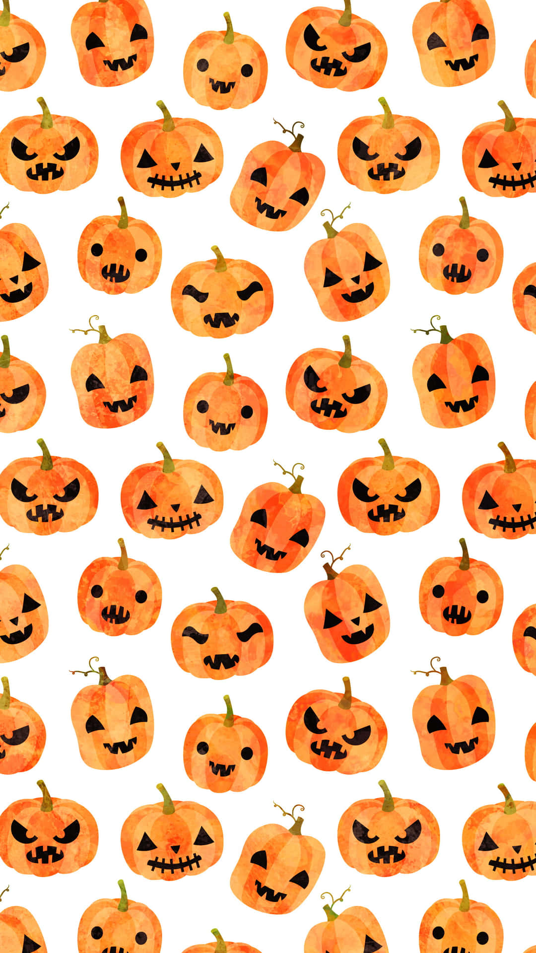 Cute Pumpkin iPhone Wallpaper