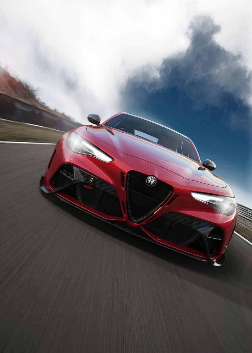 Alfa Romeo Car' Poster