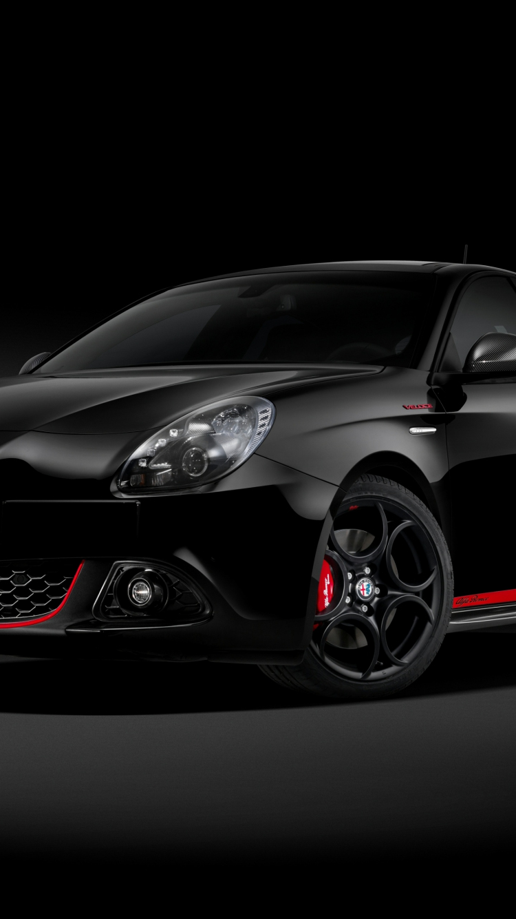 Download wallpaper 750x1334 alfa romeo giulietta veloce, black supercar, 2018, iphone 7, iphone 8, 750x1334 HD background, 5164