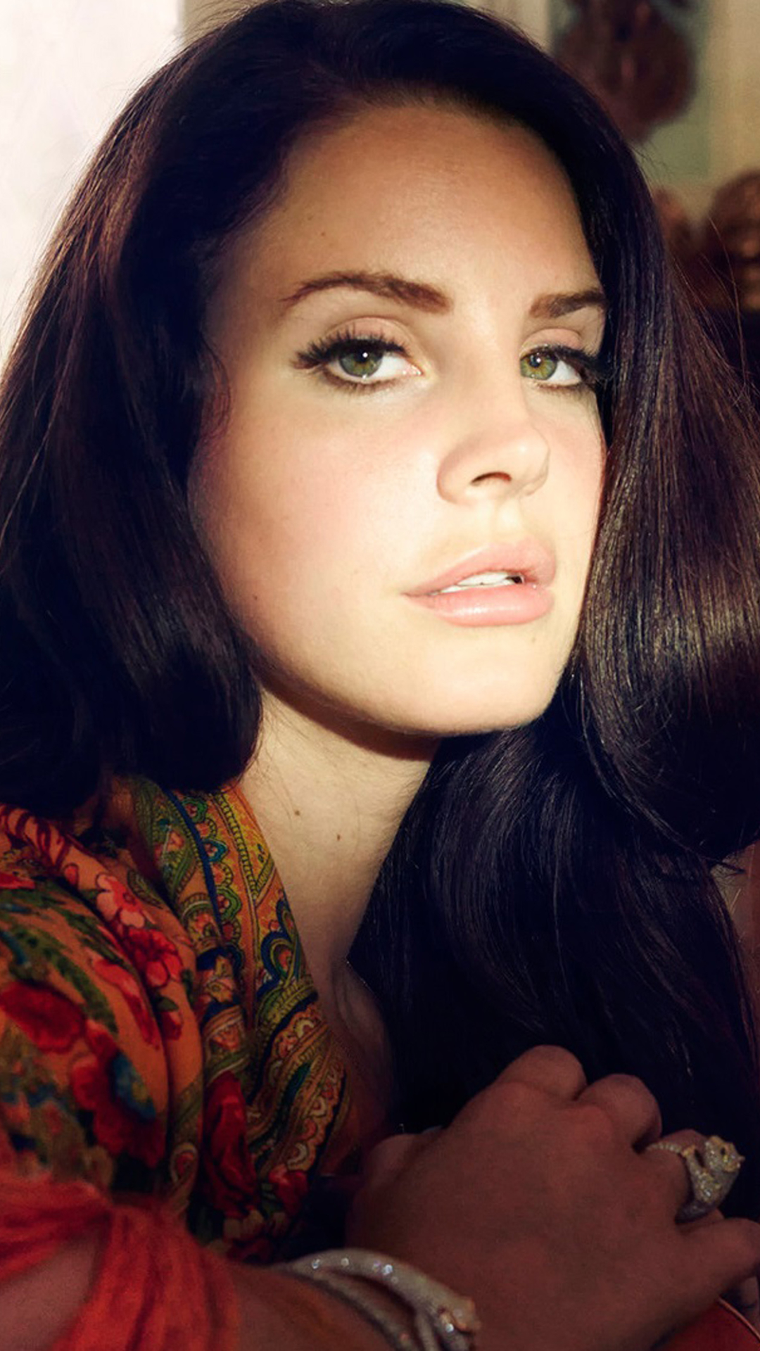 Mobile wallpaper: Music, Singer, Brunette, Green Eyes, Lana Del Rey, 1325813 download the picture for free