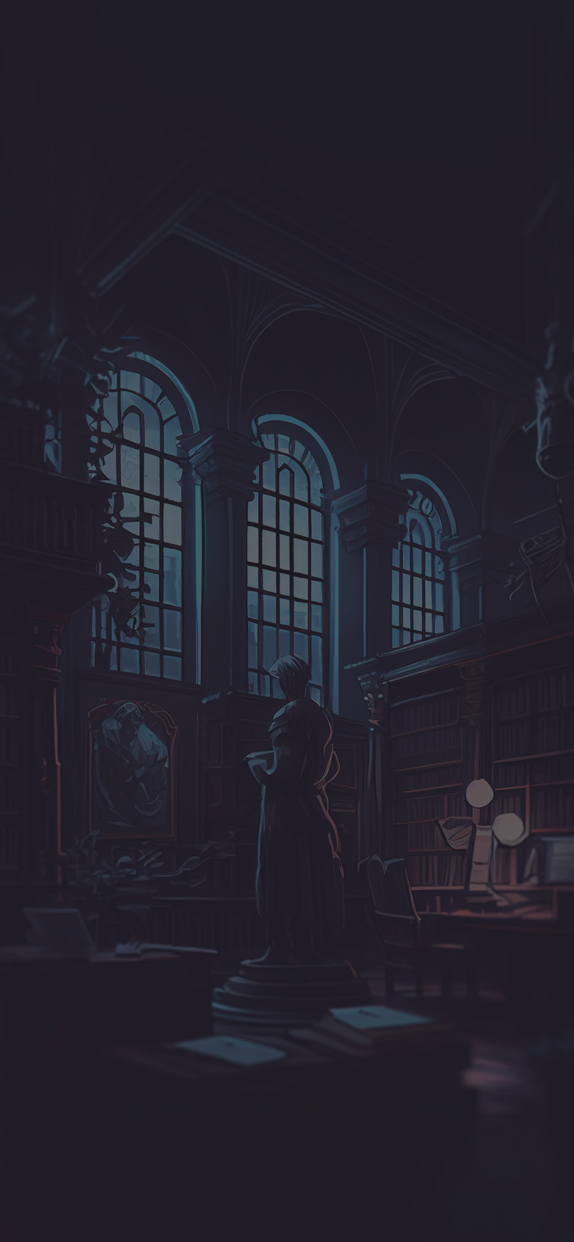 Library Dark Academia Aesthetic