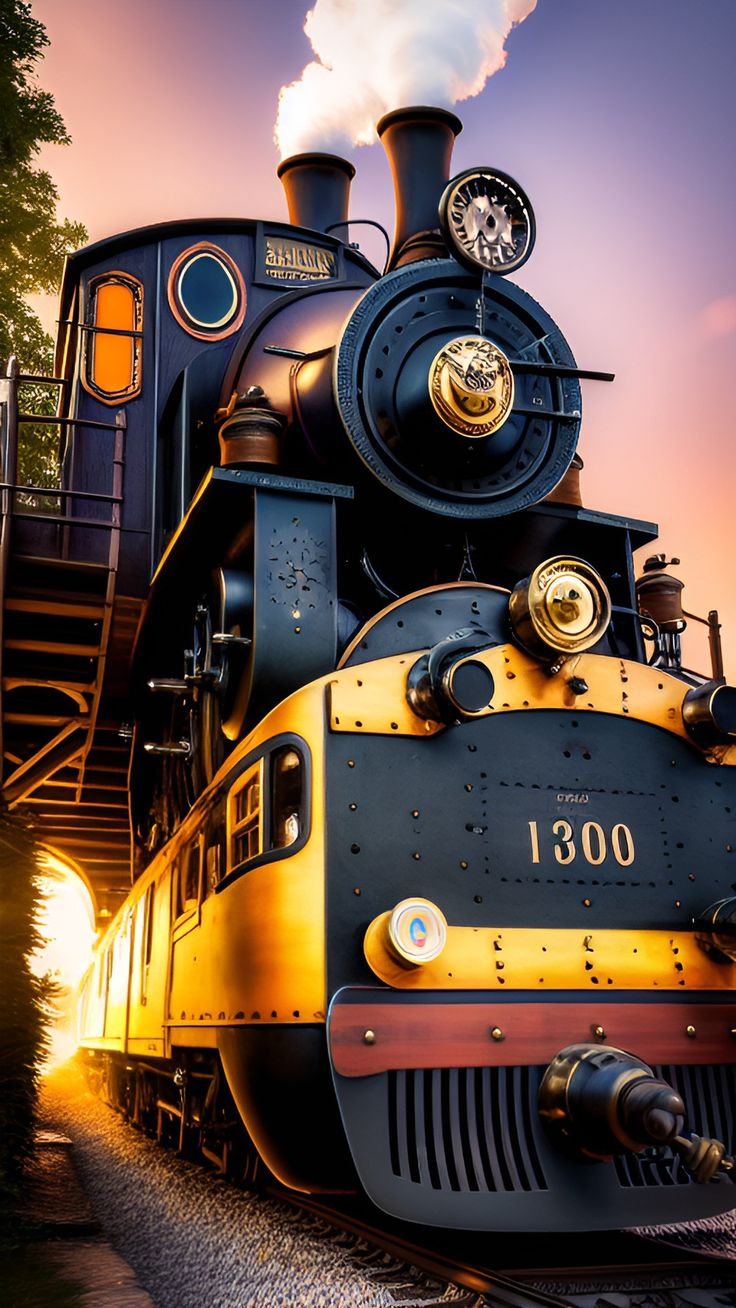 Train wallpaper, Android wallpaper vintage, iPhone wallpaper HD nature