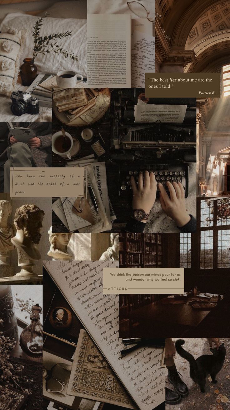 Dark Academia Wallpaper. Dark academia wallpaper, Academia wallpaper, Dark acadamia