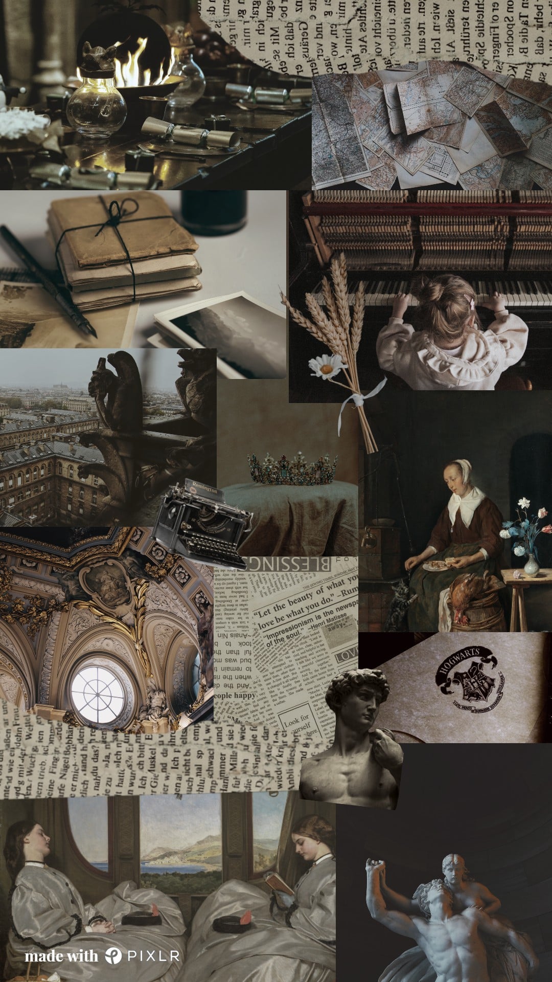 Dark Academia Wallpaper